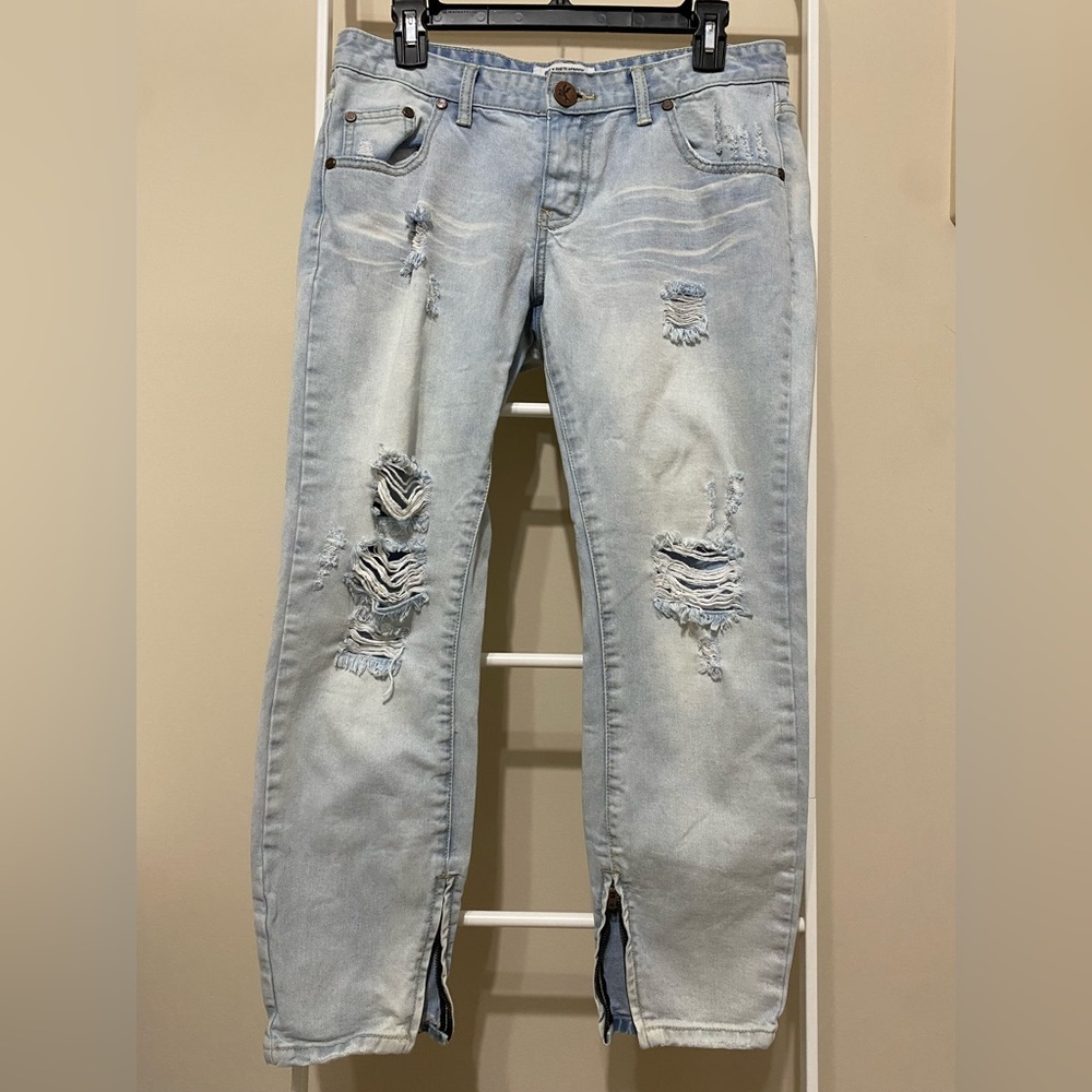 One X One Teaspoon Freebirds Distressed Jeans